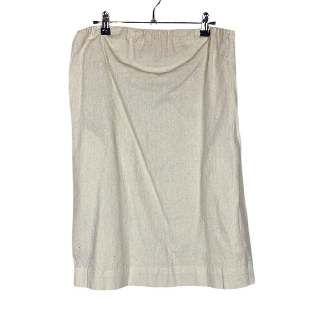 Free People cream strapless dress